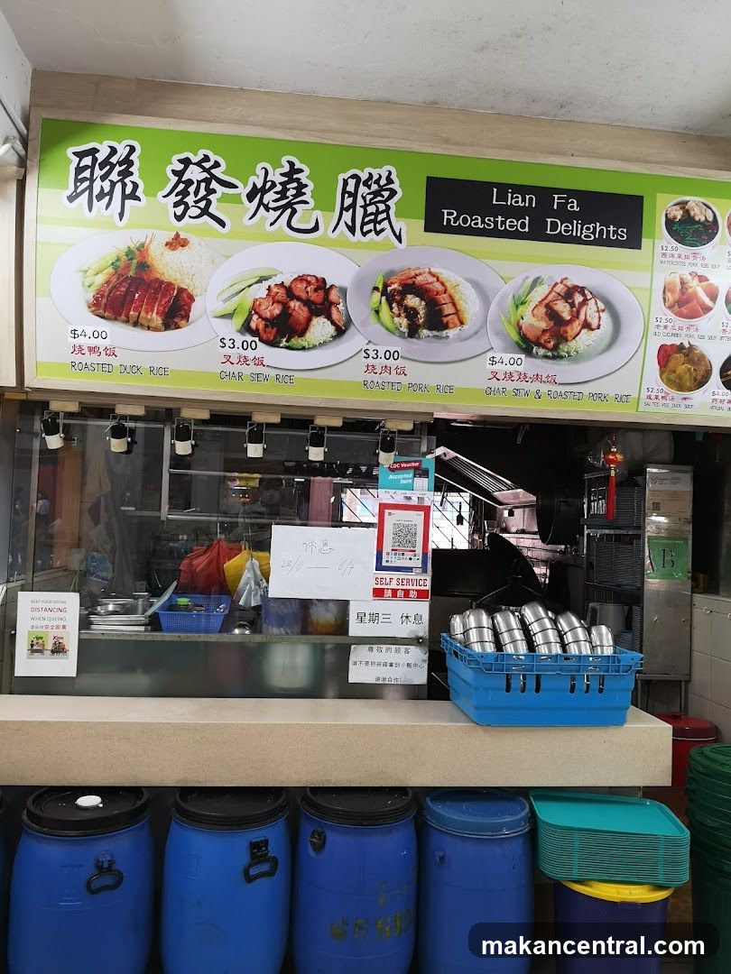 Lian Fa Roasted Delights Menu