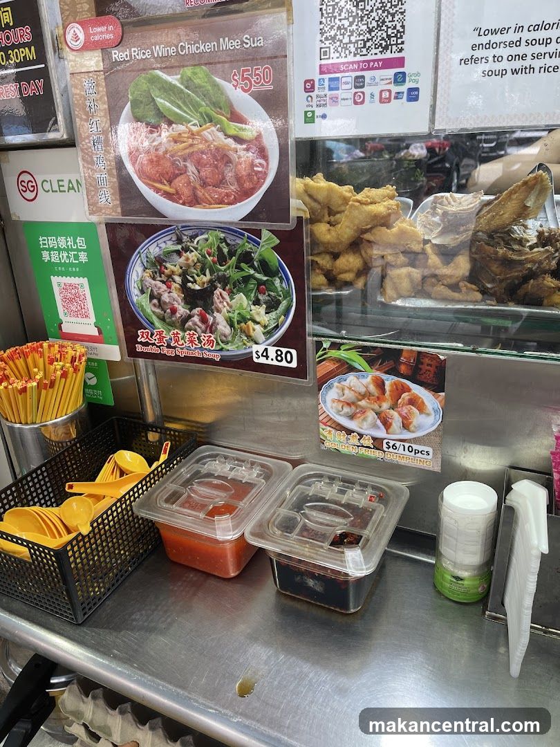 Food stall display