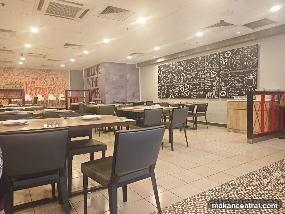 Restaurant Interior with Pizza Themed Decor