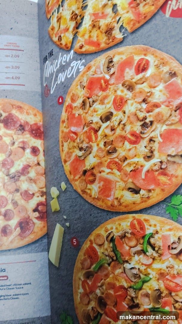 Pizza Menu