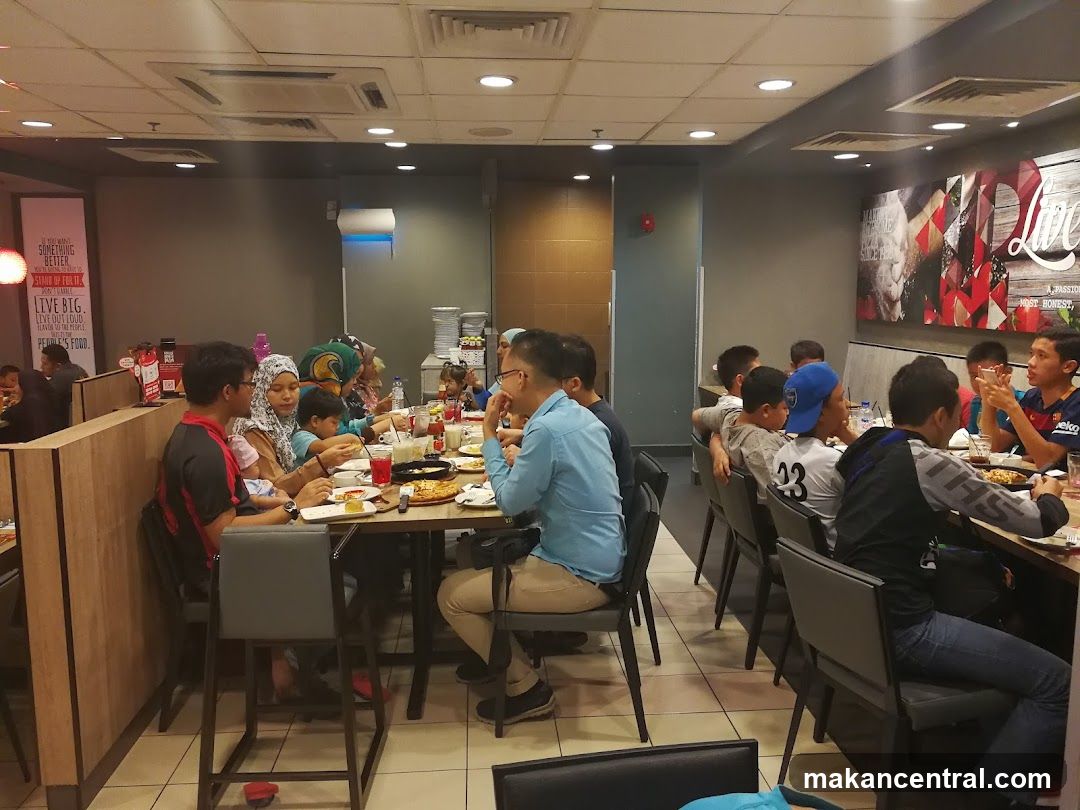 Restaurant Interior with Diners