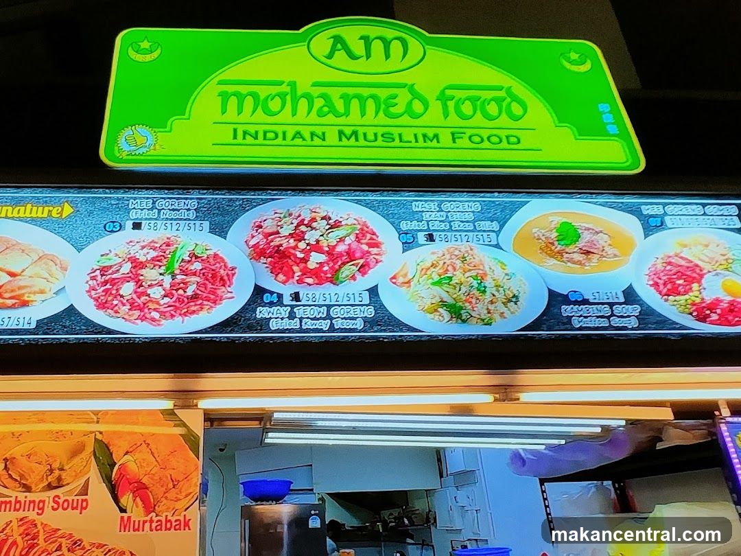 Am Mohamed Food Indian Muslim Food Menu