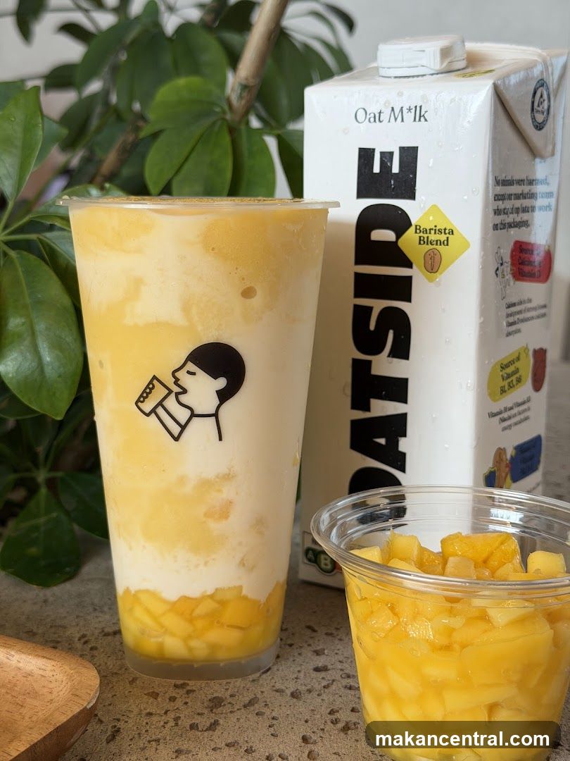 Mango Drink with Oat Milk