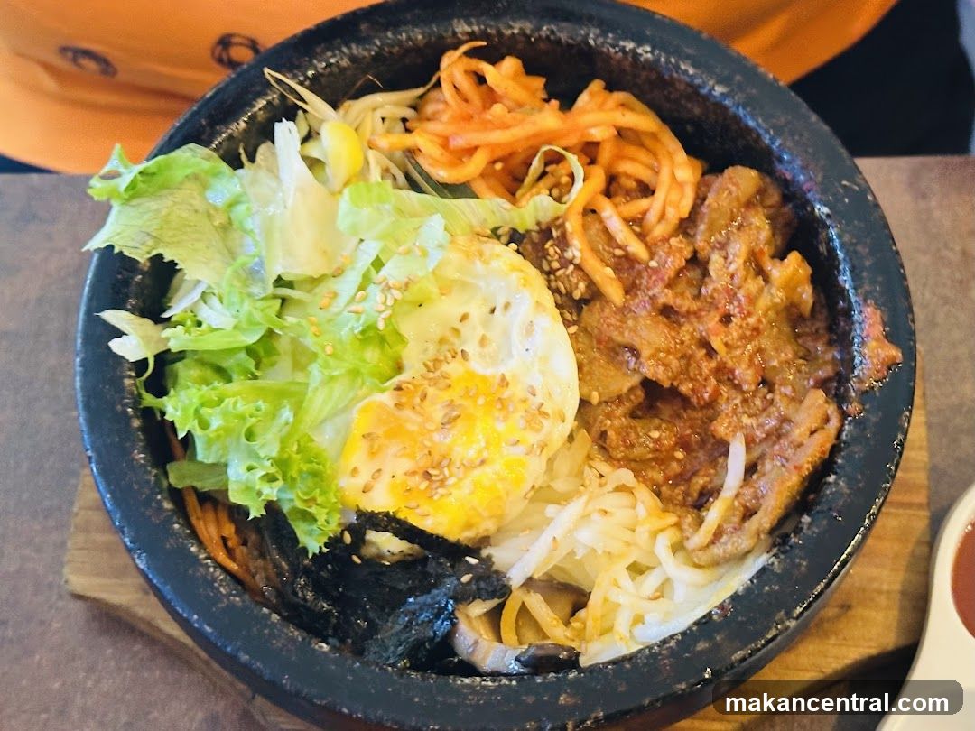 Bibimbap in a Stone Bowl