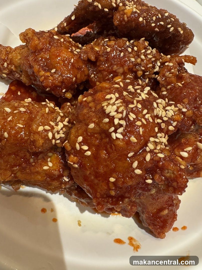 Spicy Korean Fried Chicken Wings
