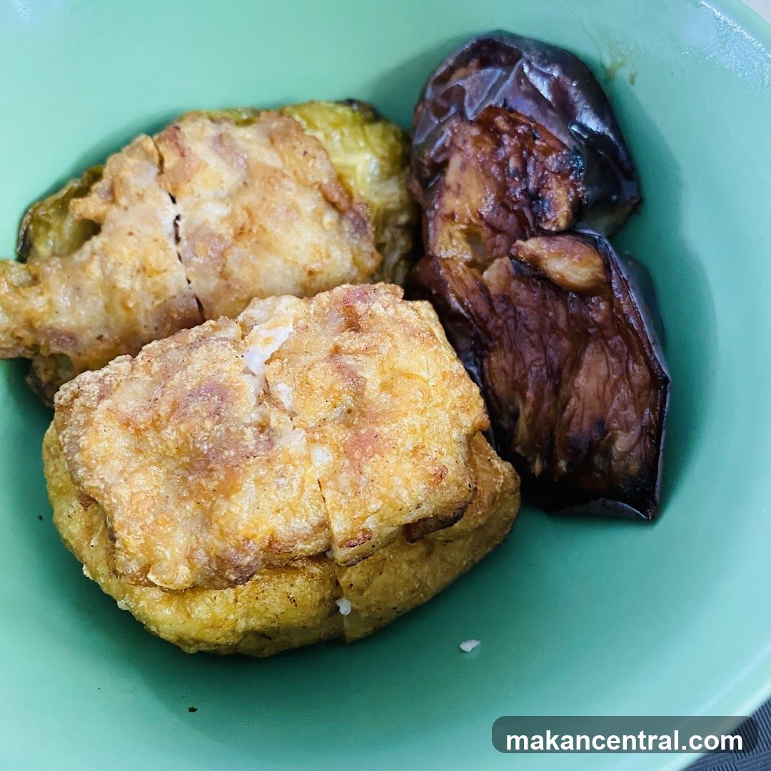 Fried Tofu and Eggplant