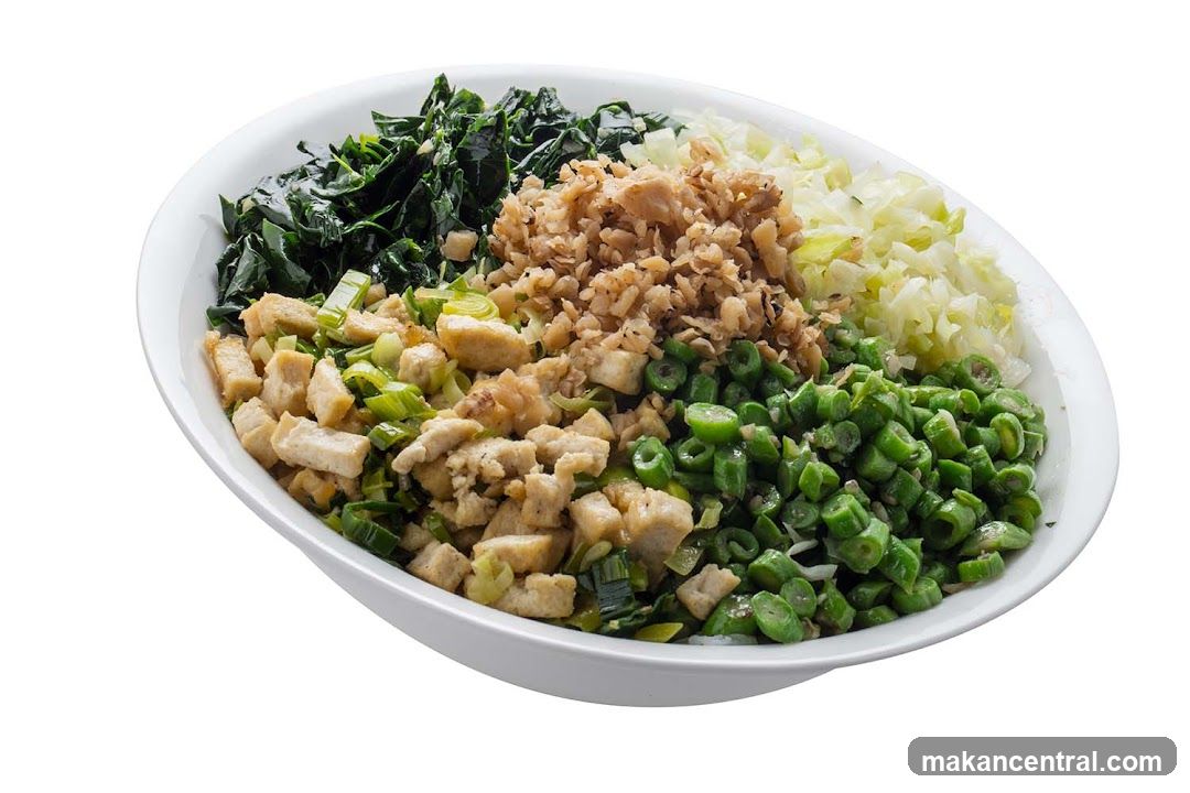 Bowl of Mixed Ingredients