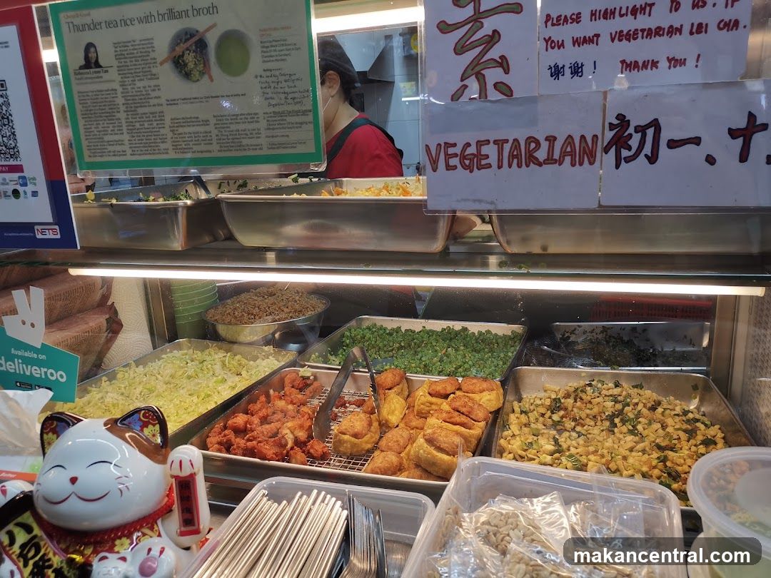 Vegetarian Food Display