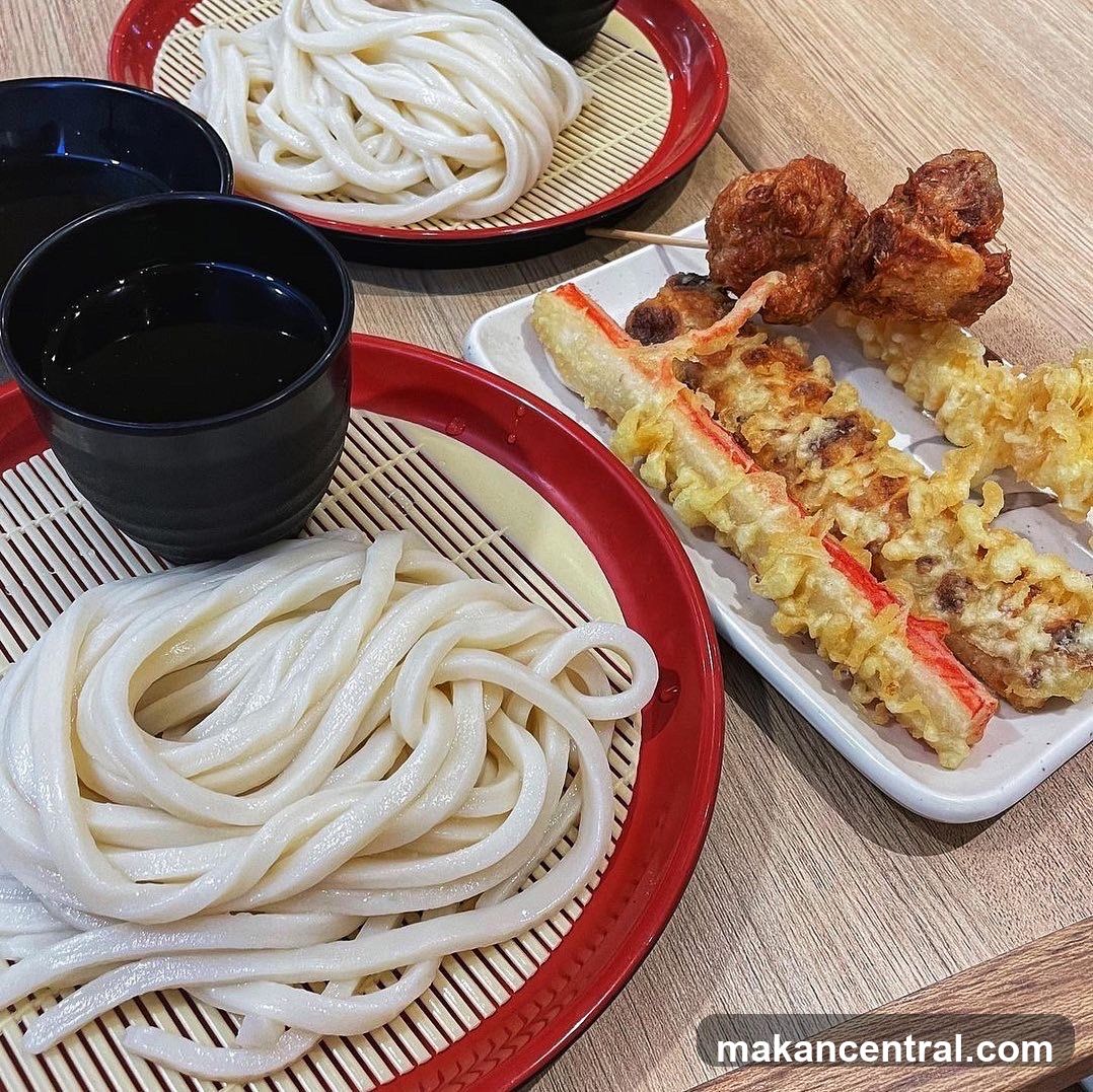 Udon Noodles with Tempura