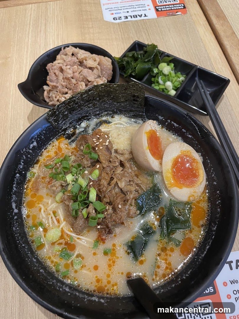 Ramen with Beef and Egg