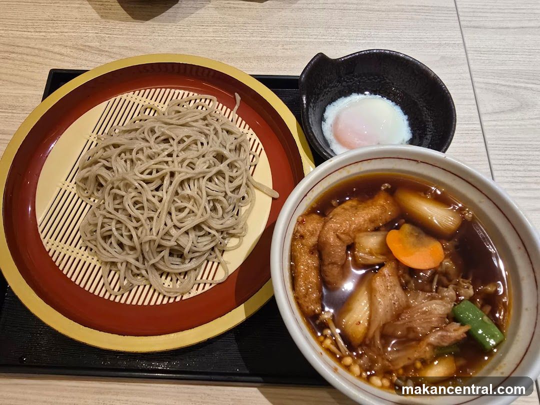 Soba Noodles with Toppings and Soft-Boiled Egg