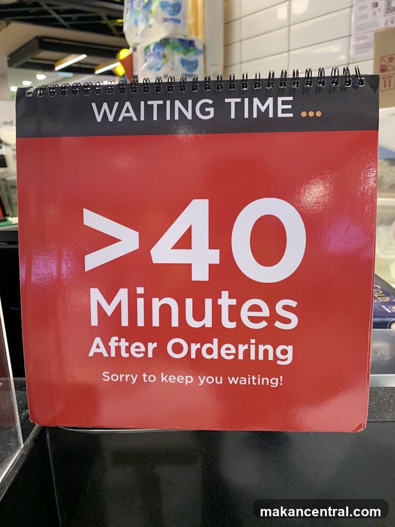 Waiting Time Sign