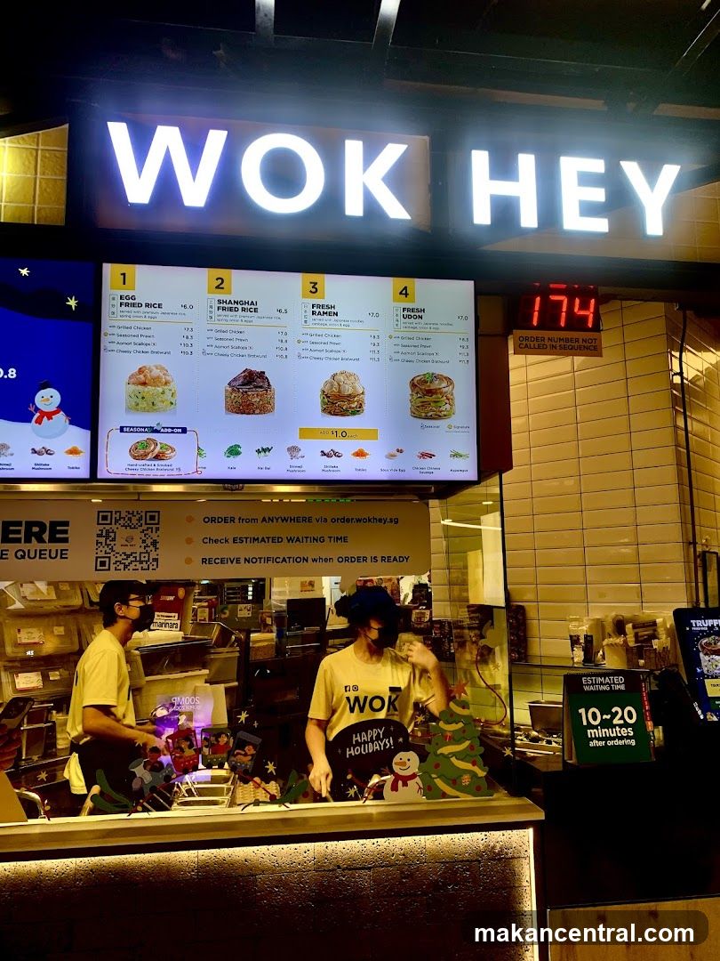 Wok Hey Menu and Staff