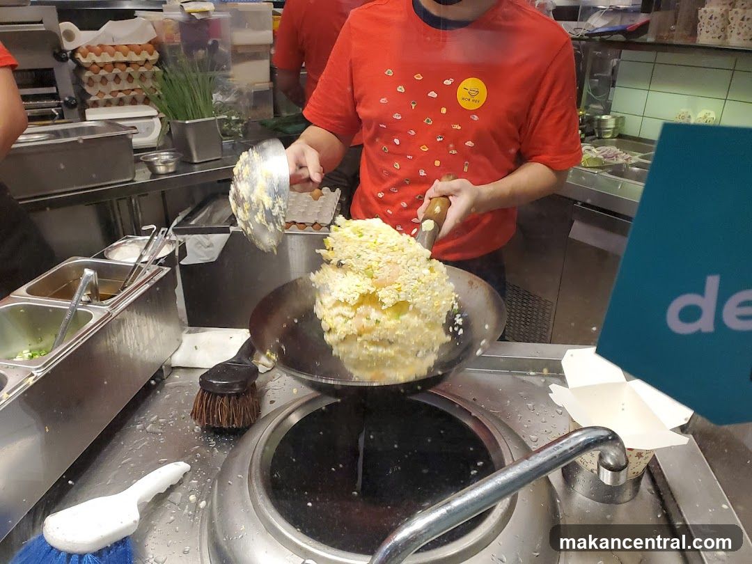 Chef cooking fried rice