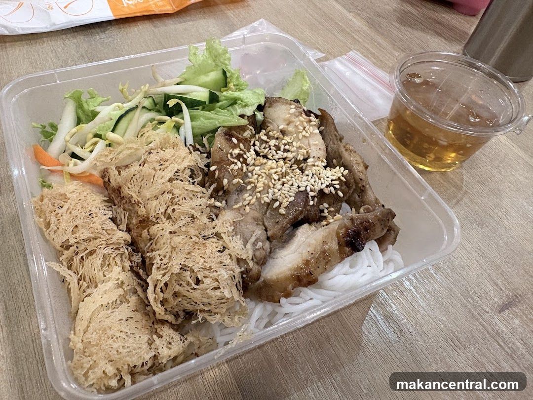 Takeout Meal with Noodles and Meat