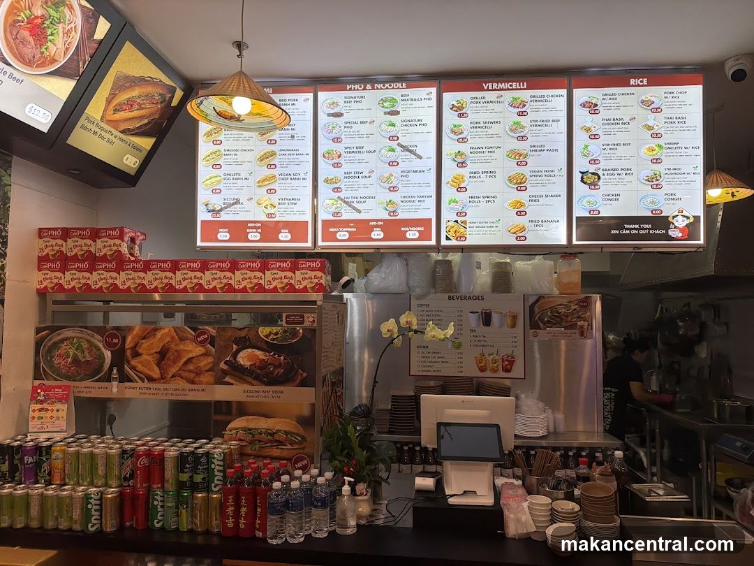 Restaurant Menu and Display