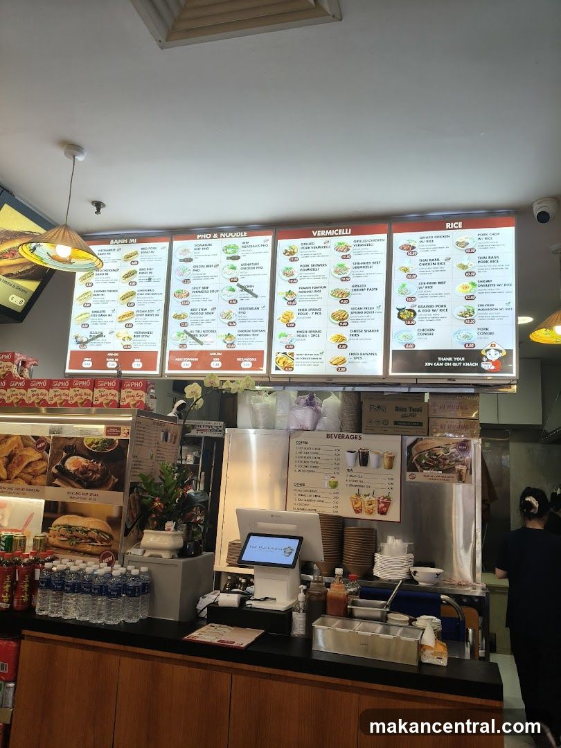 Pho & Noodle Menu