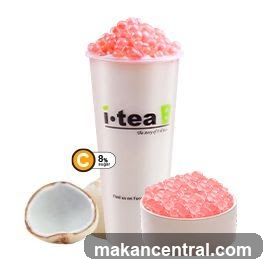 I-tea Drink with Coconut and Boba