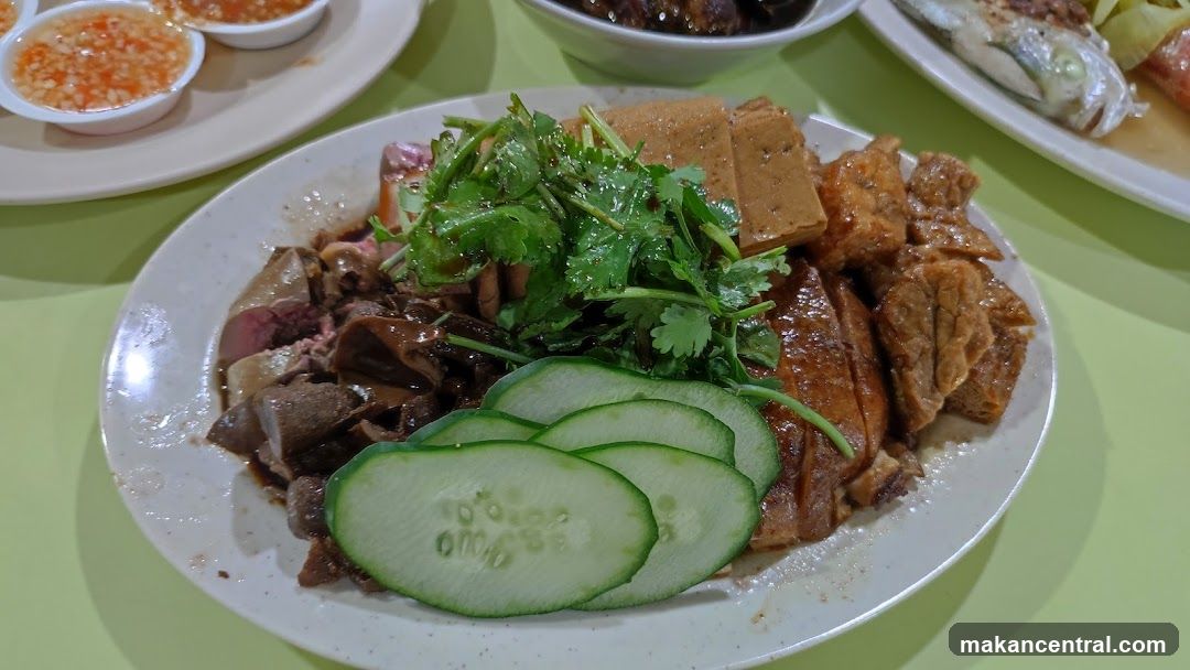 Plate of Braised Meats and Tofu