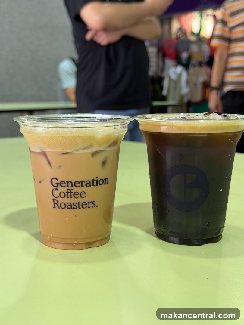 Two Iced Coffee Drinks