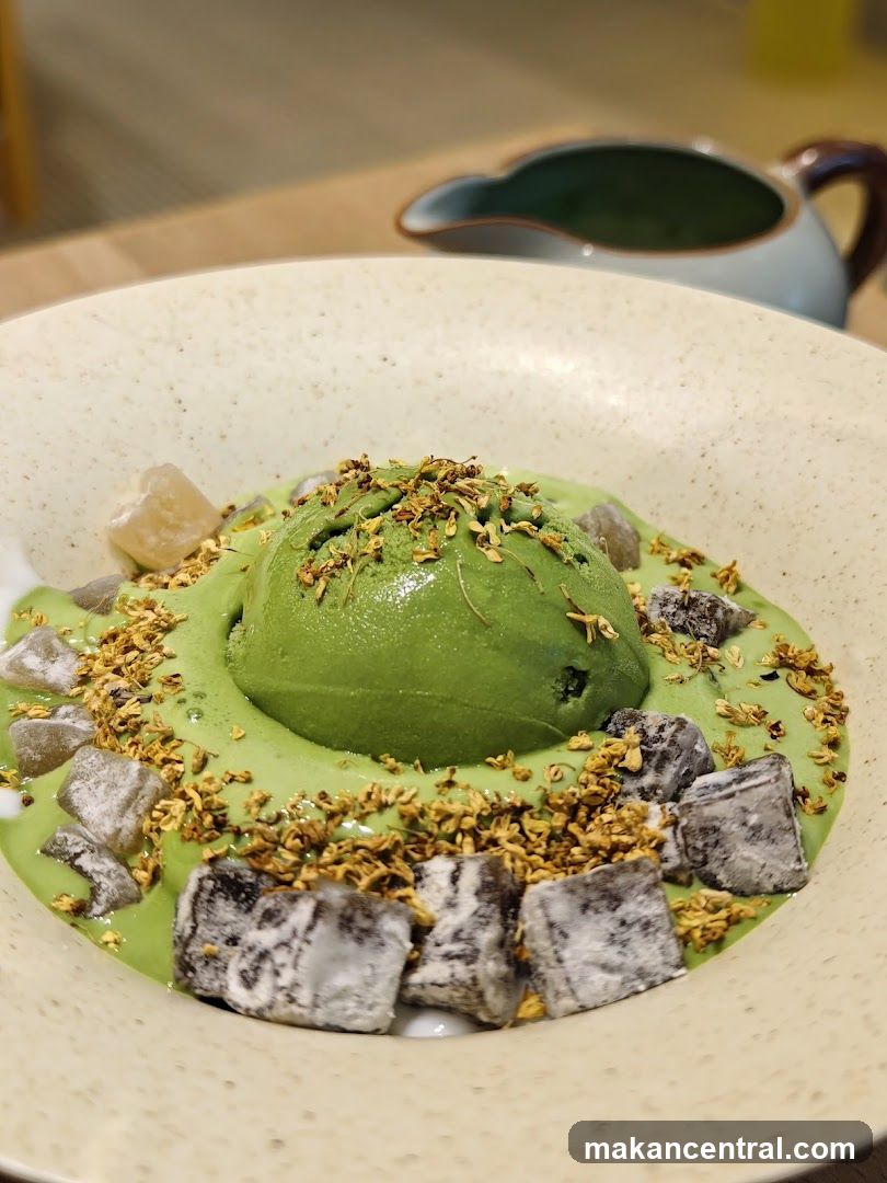 Matcha Ice Cream Dessert