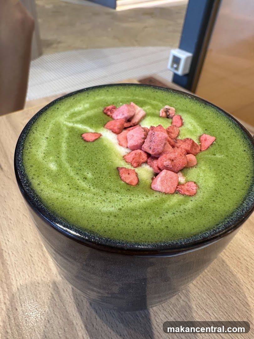 Matcha Drink with Toppings