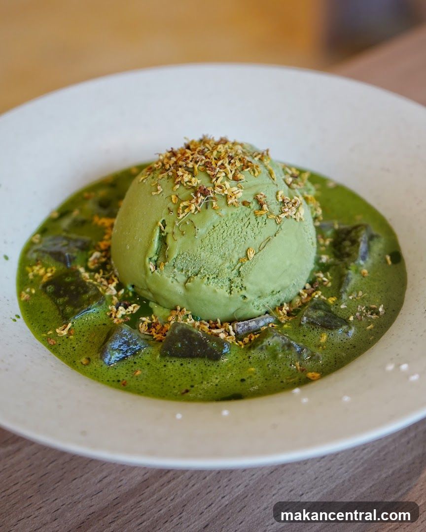 Matcha Ice Cream Dessert