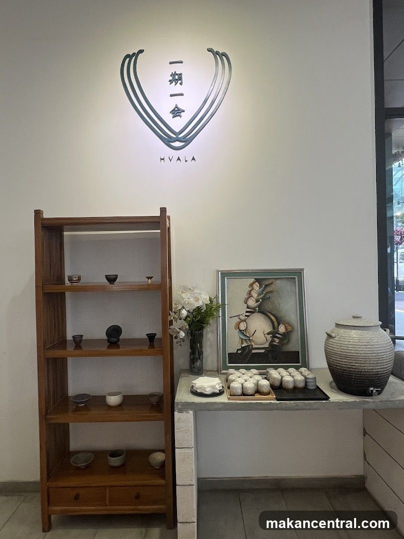 Interior of a tea shop