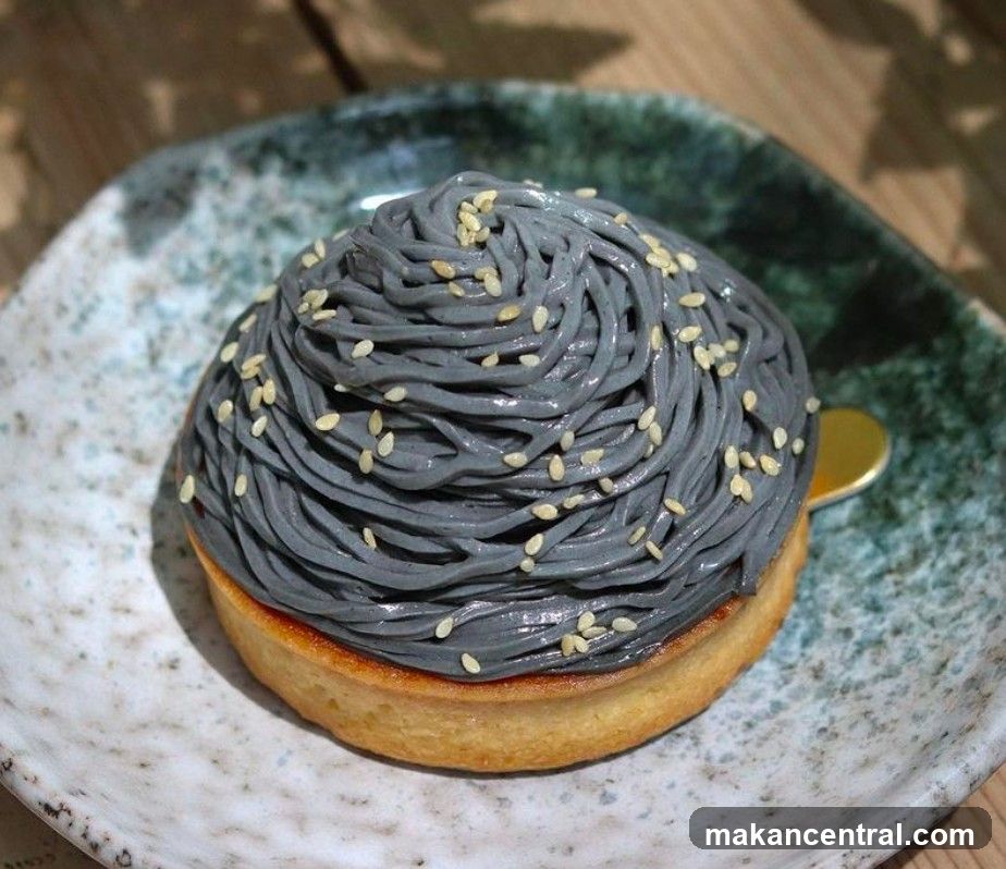 Black Sesame Tart