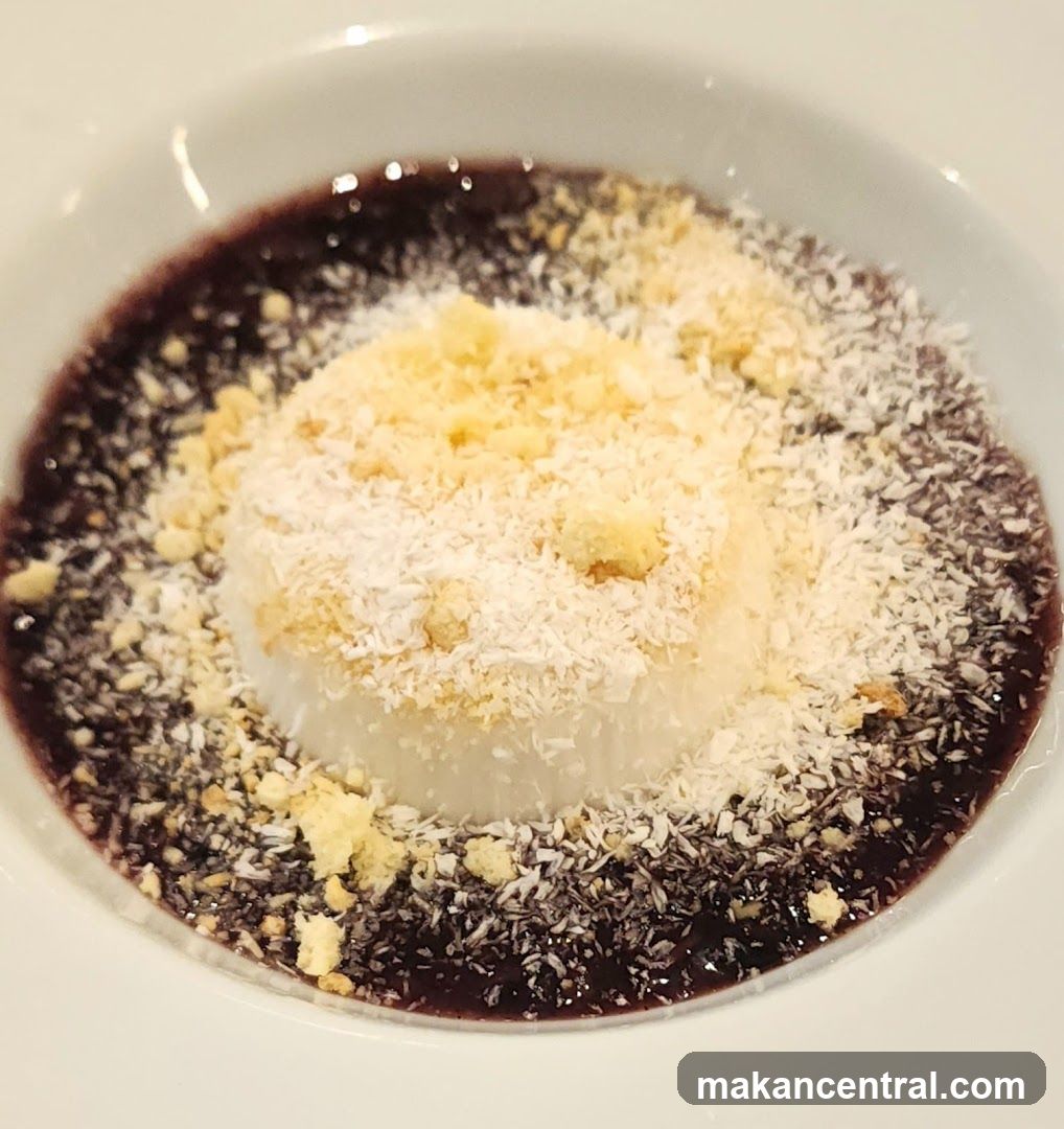 Dessert with Coconut and Crumble