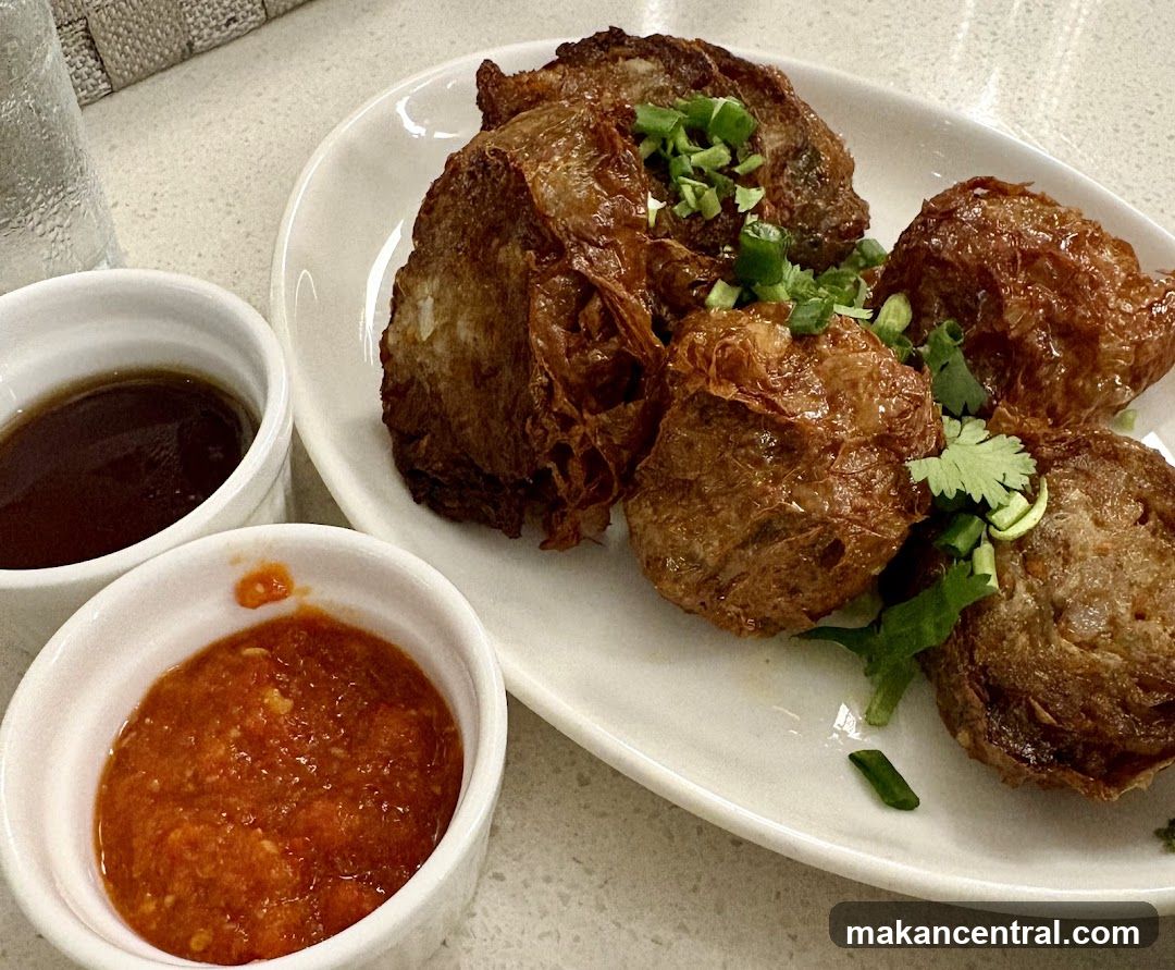 Fried Rolls with Dipping Sauces