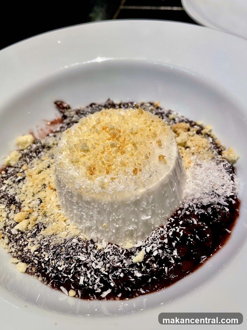 Dessert with Coconut and Crumble