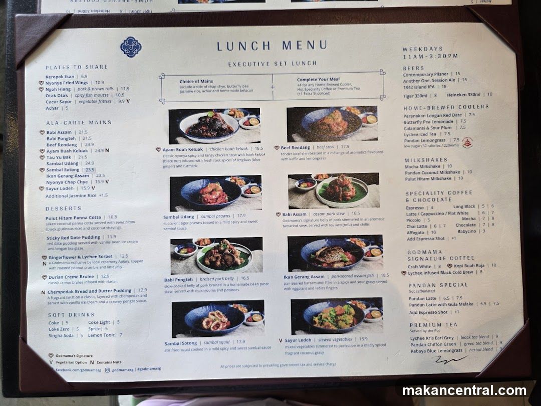 LUNCH MENU