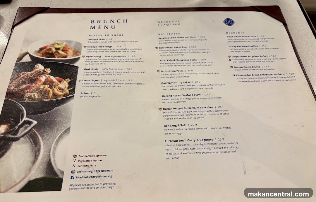 BRUNCH MENU