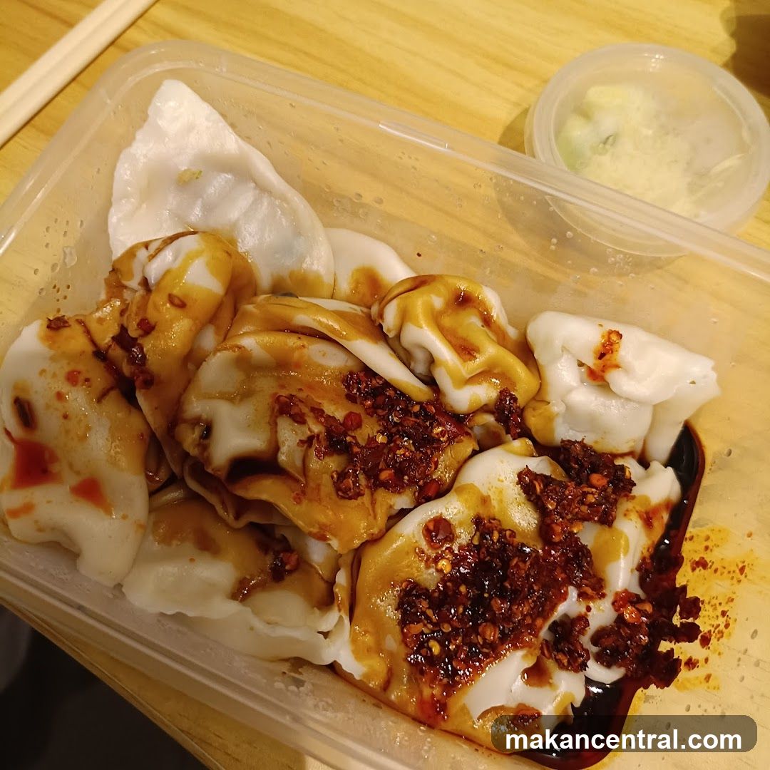 Dumplings with Chili Oil