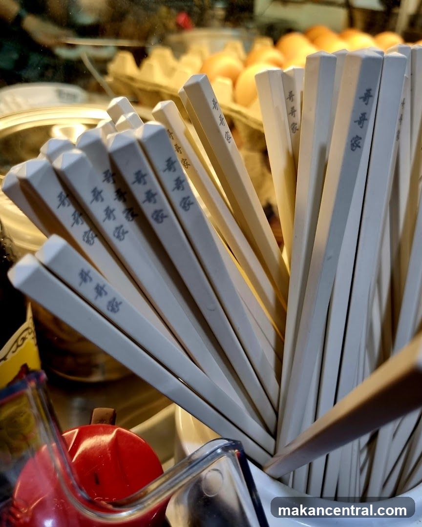 Chopsticks with Chinese characters