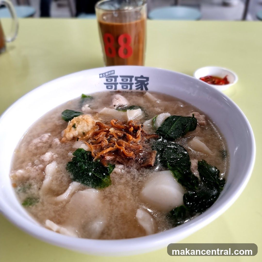 Noodle Soup with Drink