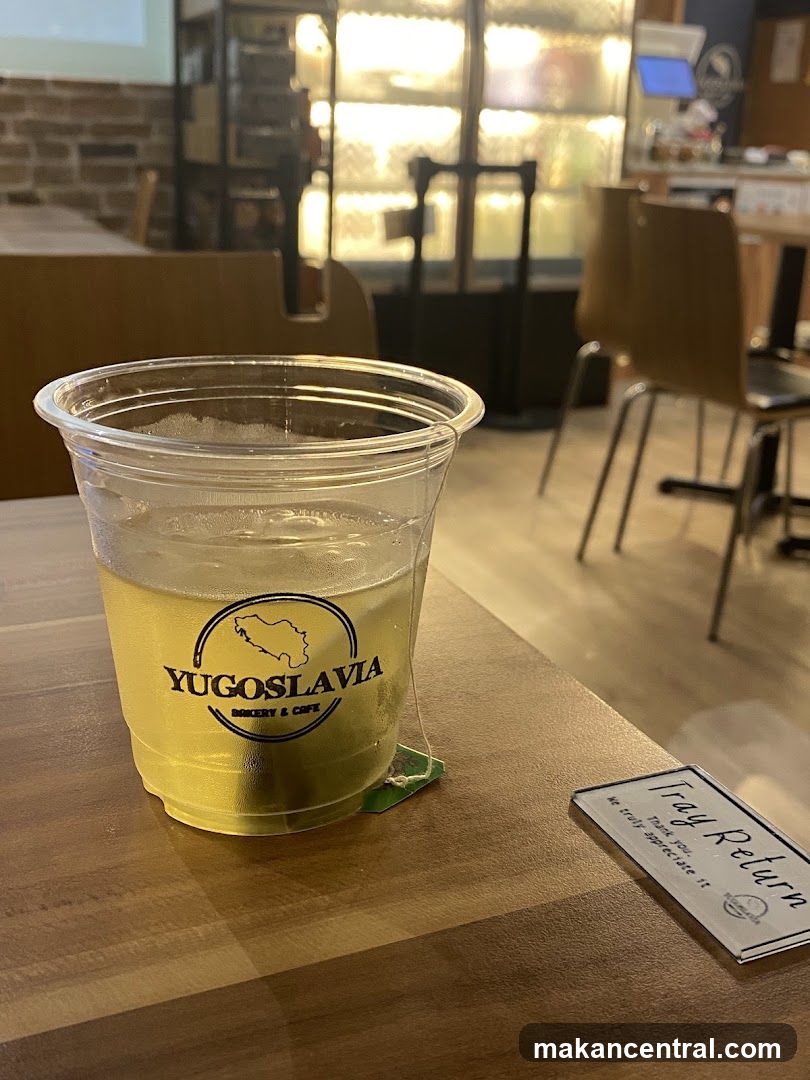 Drink with logo