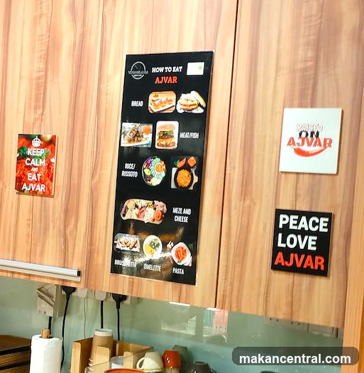 Menu and decorative signs
