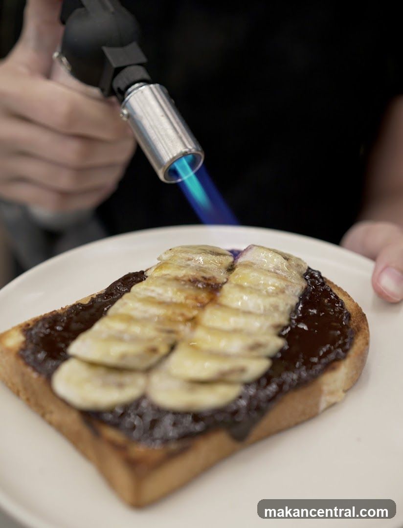 Toasting Bananas on Toast