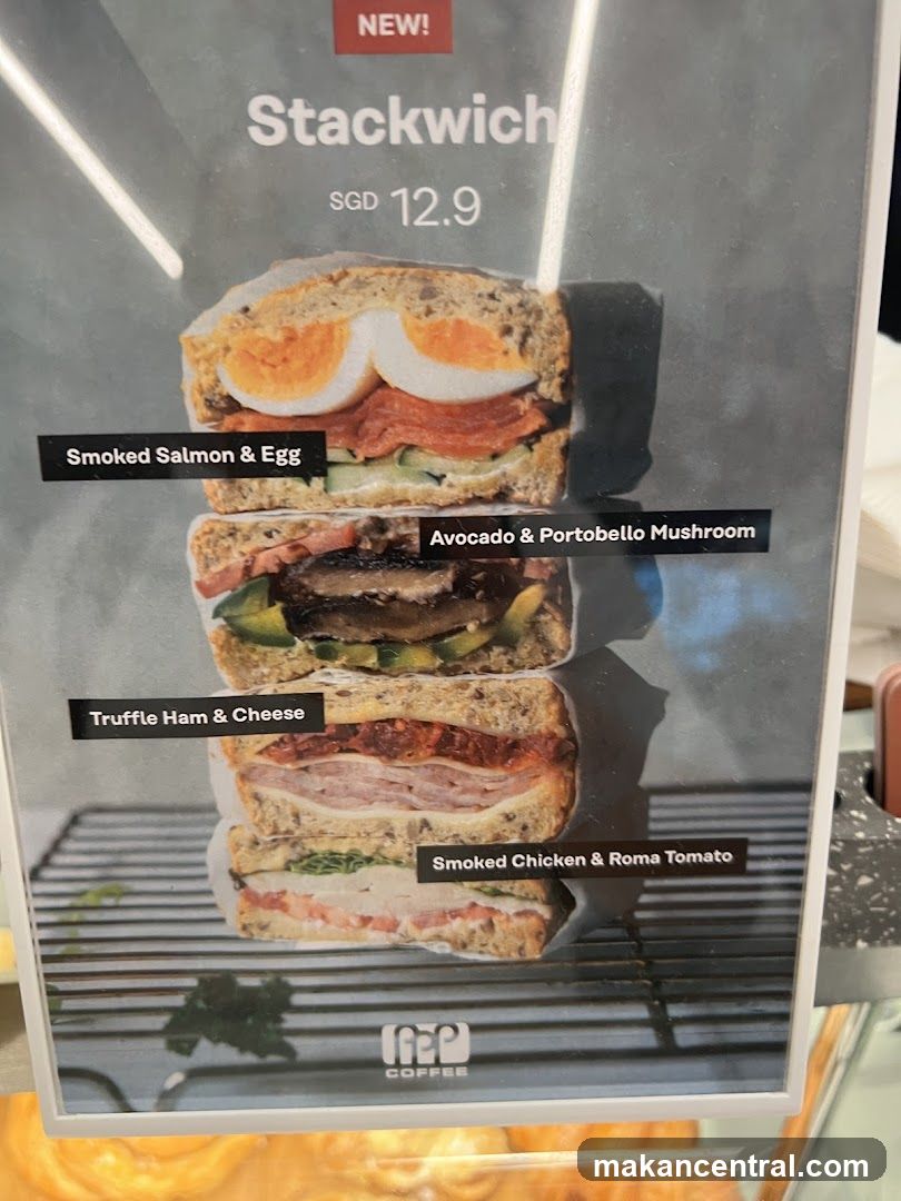 Stackwich Menu