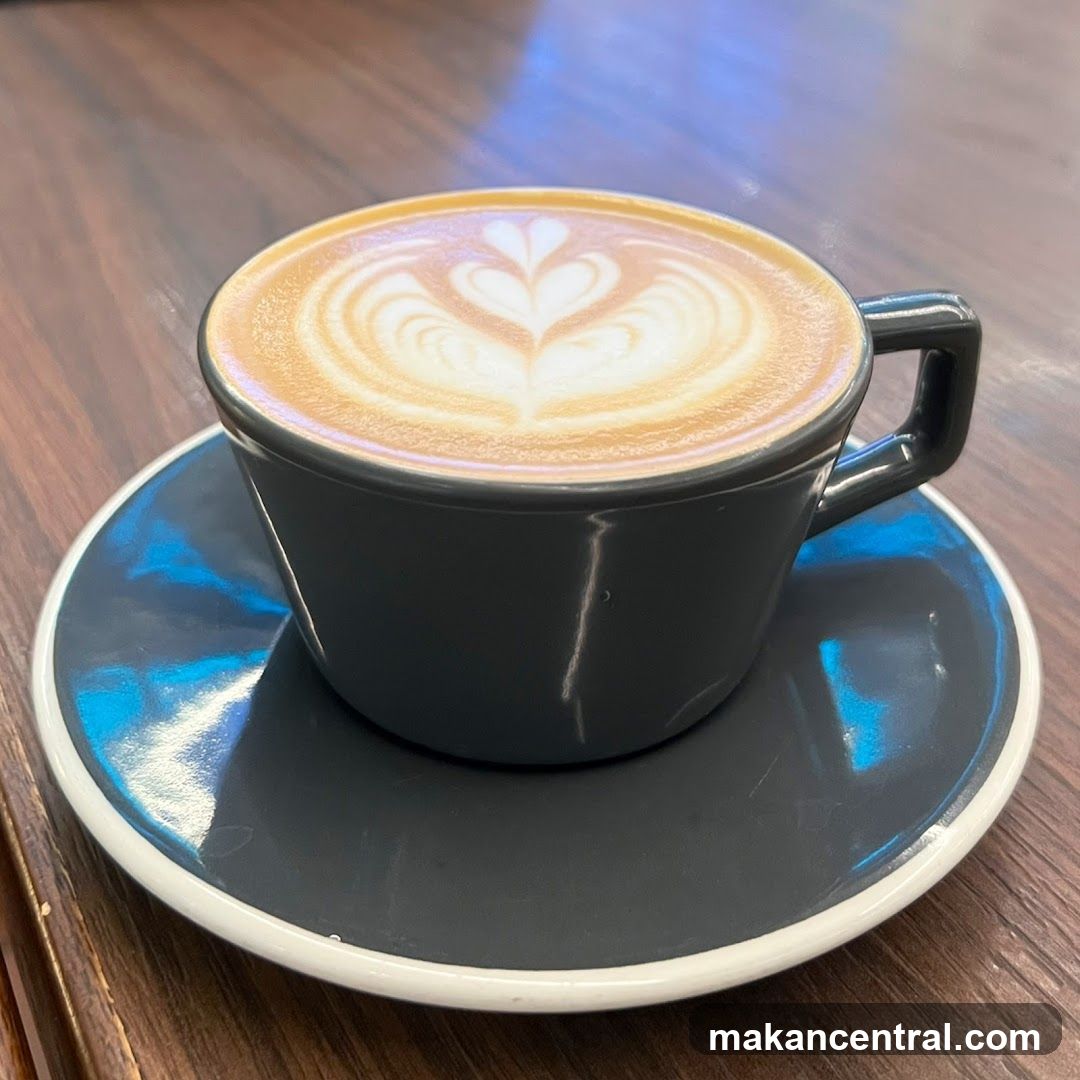 Latte with Heart Art