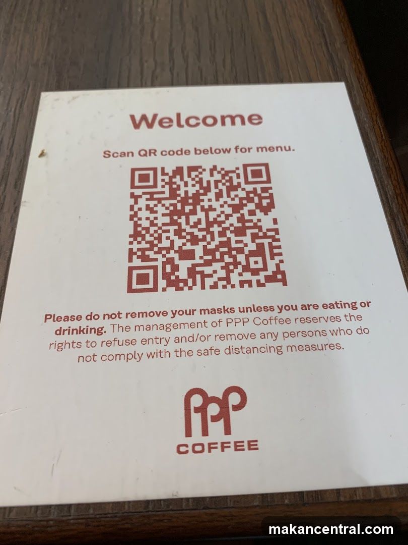 Welcome Sign with QR Code
