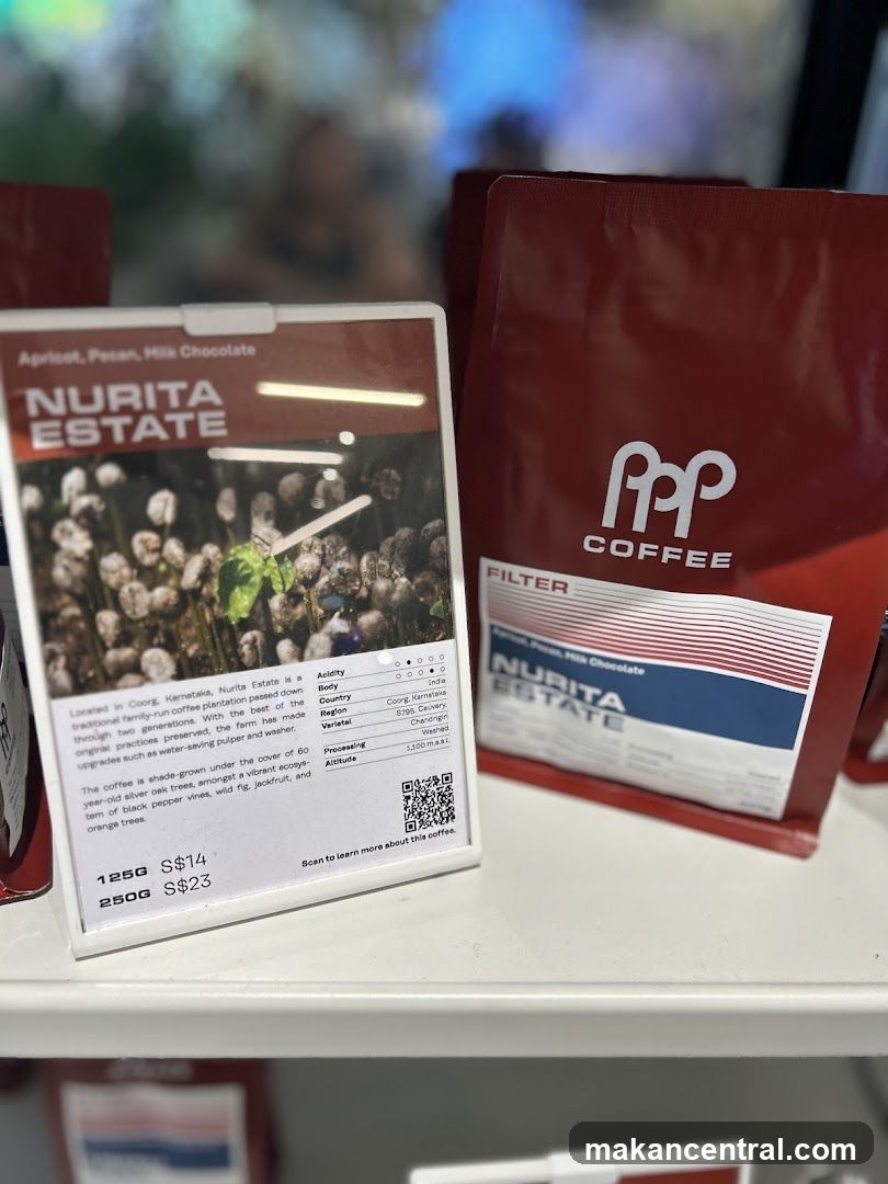 Coffee Bags and Information Card