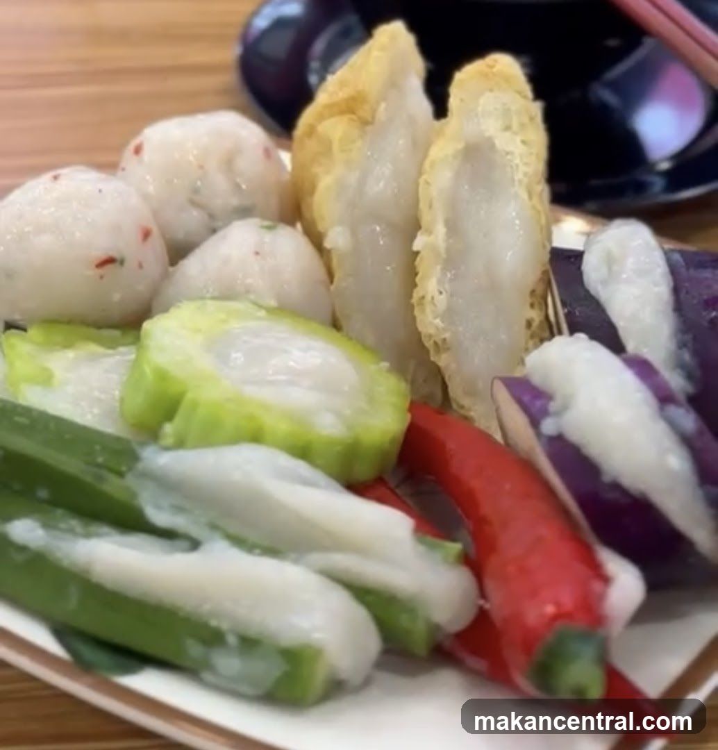 Plate of Assorted Ingredients