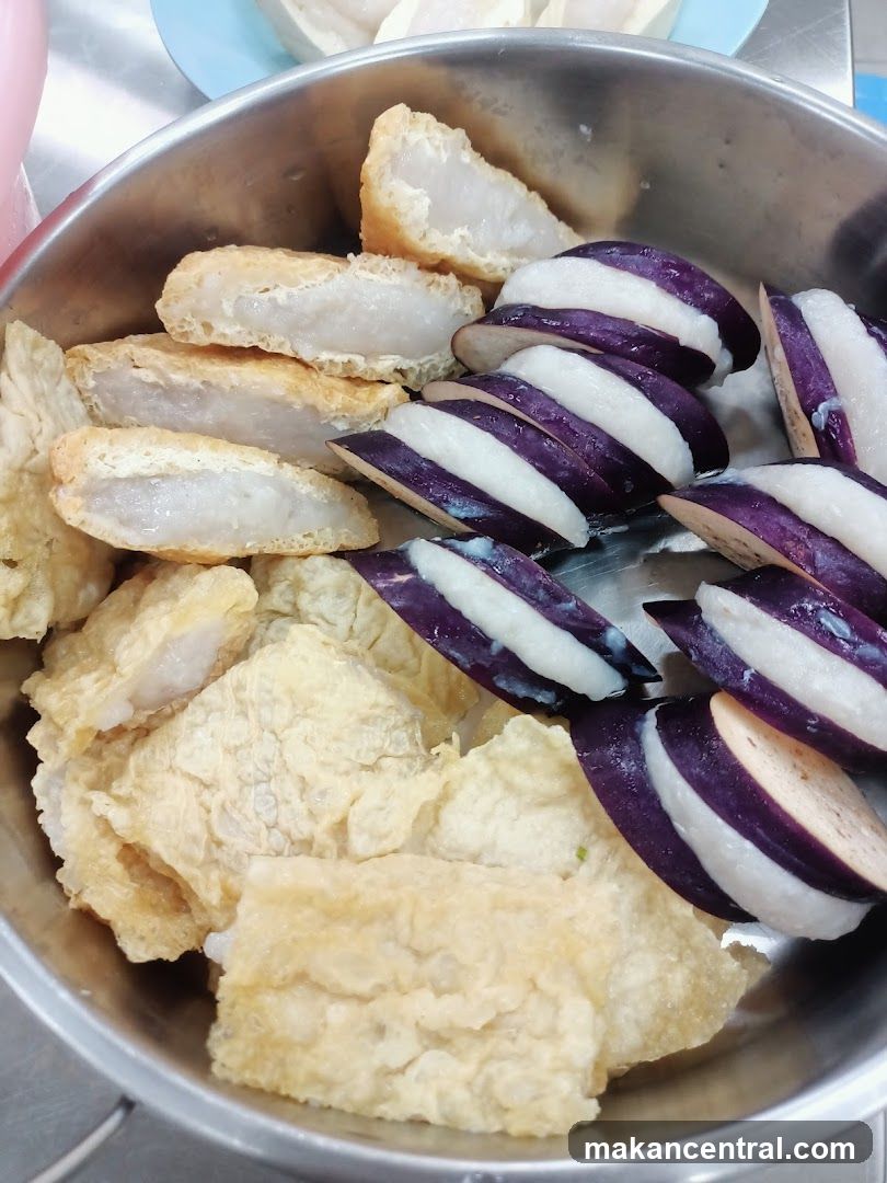 Stuffed Eggplant and Tofu Skin