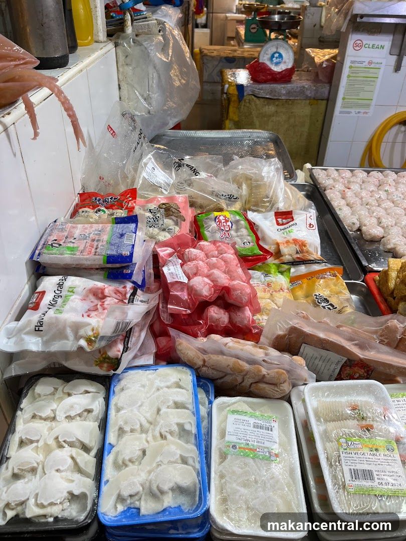 Assortment of Frozen Seafood and Dumplings