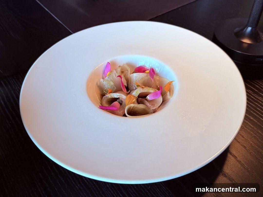 Appetizer with Edible Flowers