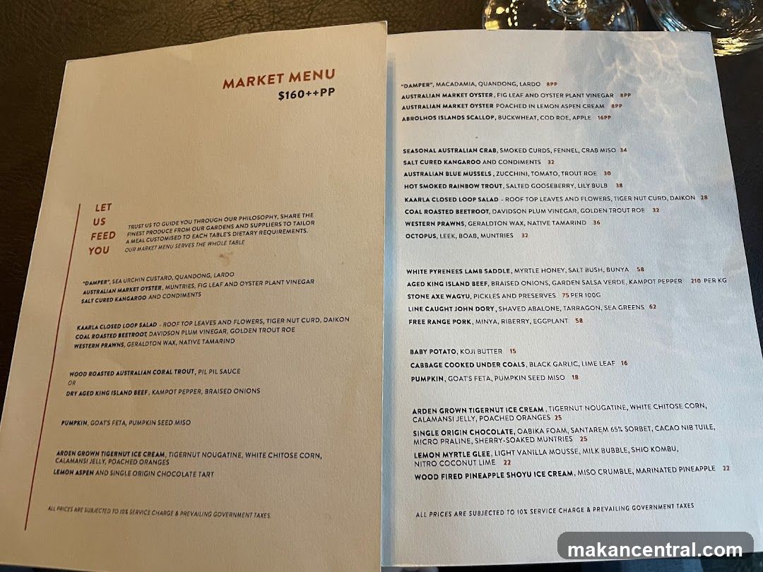 MARKET MENU