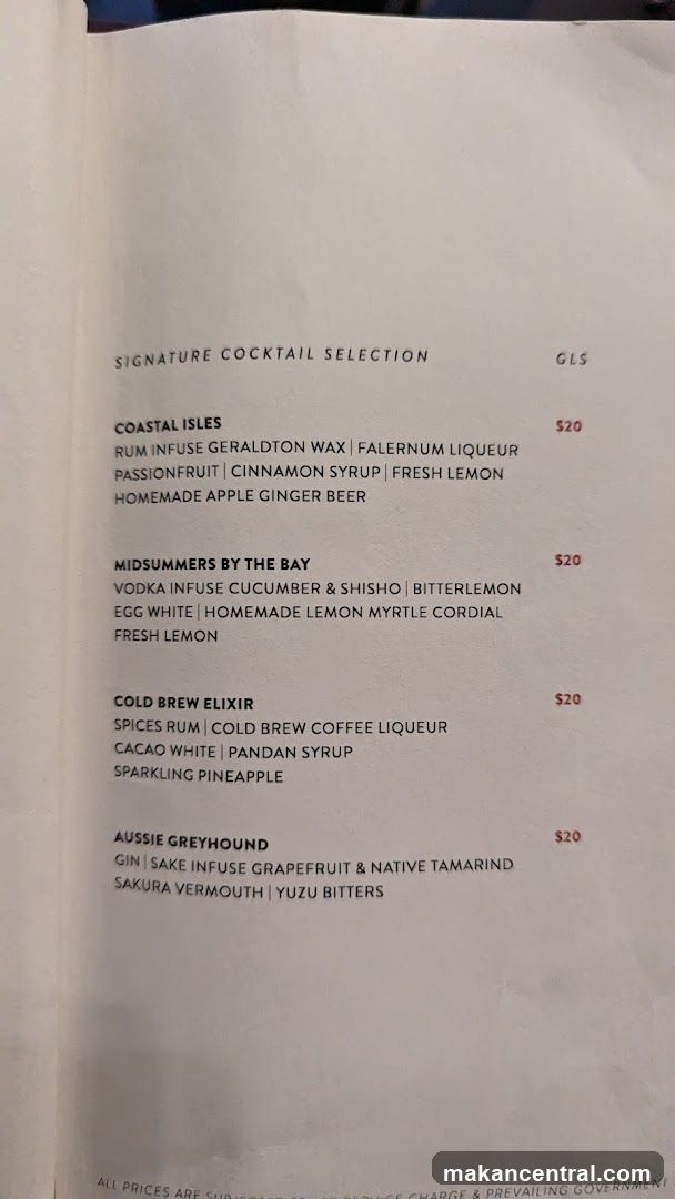 SIGNATURE COCKTAIL SELECTION